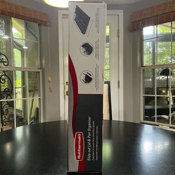 NEW Rubbermaid Slide Out Lid + Pan Organization Kitchen Cabinet Storage BNIB - Picture 15 of 16